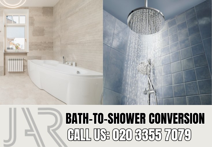 Bath to Shower Conversion by Finchleycentral Bathroom Fitters