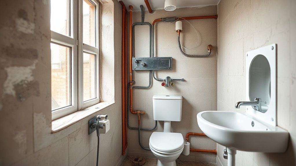 Bathroom Plumbing and Electrics in Finchley Central
